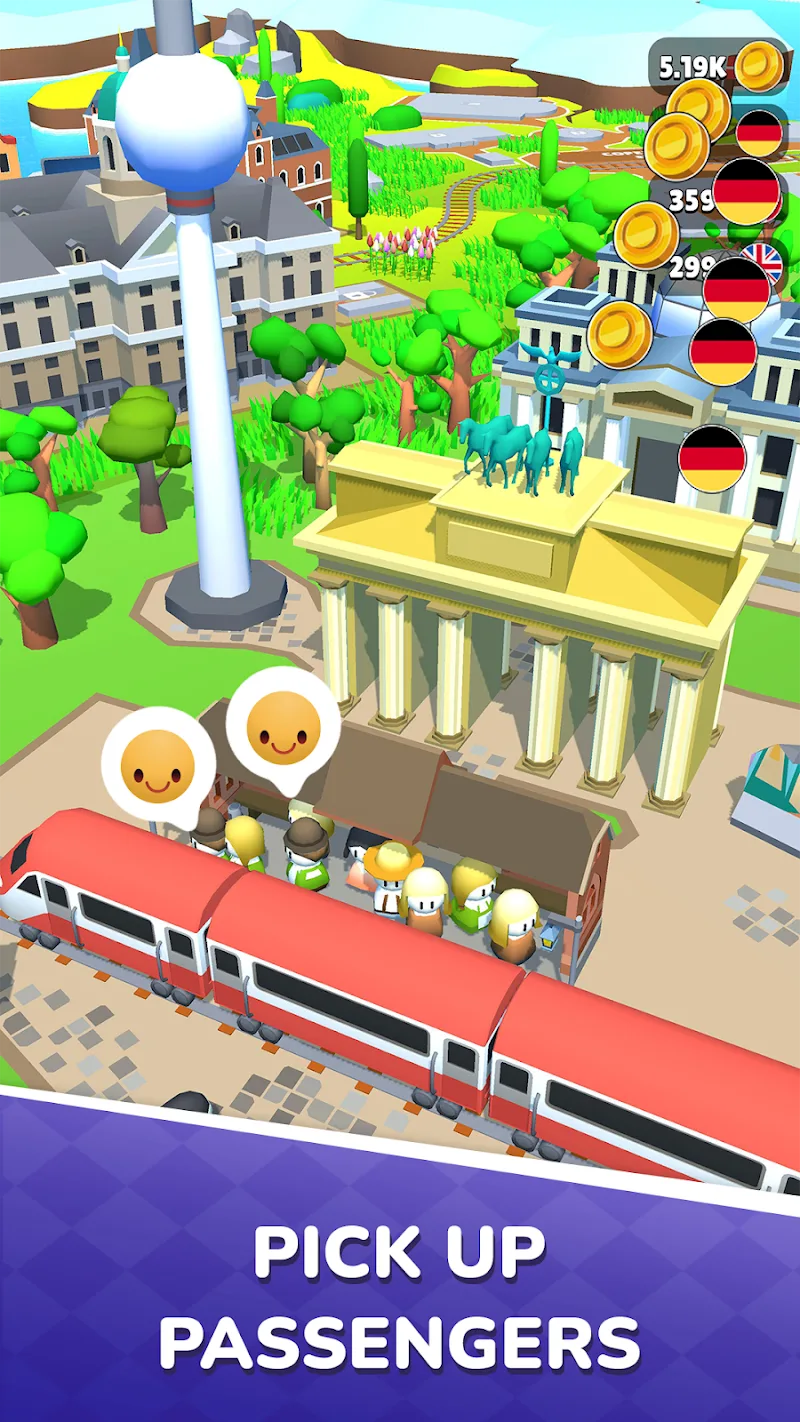 Capture d'écran de gameplay de Train Ride 3