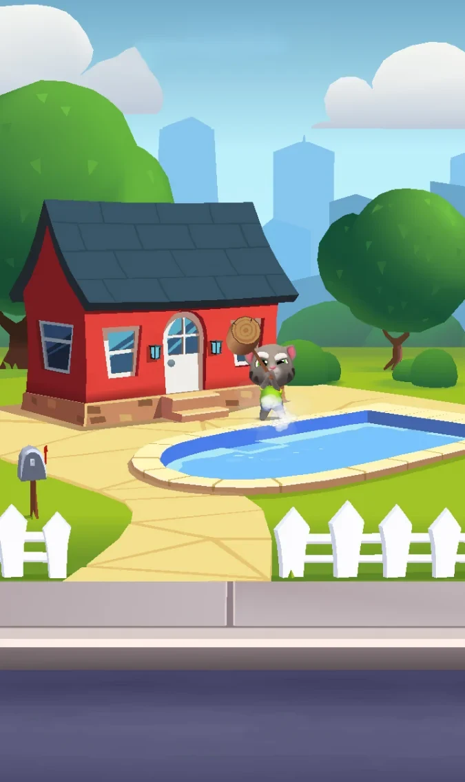 Capture d'écran de gameplay 7 de Talking Tom Gold Run