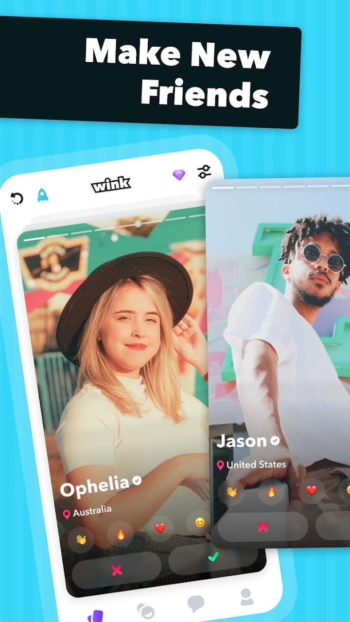 Capture d'écran de l'application Wink 1