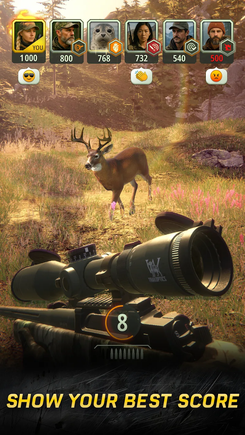 Capture d'écran du gameplay de Hunting Rivals 1