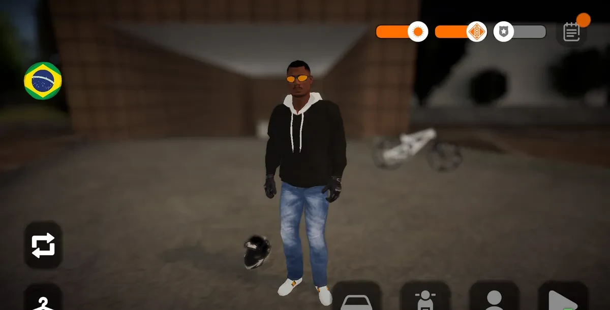 Capture d'écran du gameplay d'Elite Auto Brazil 1