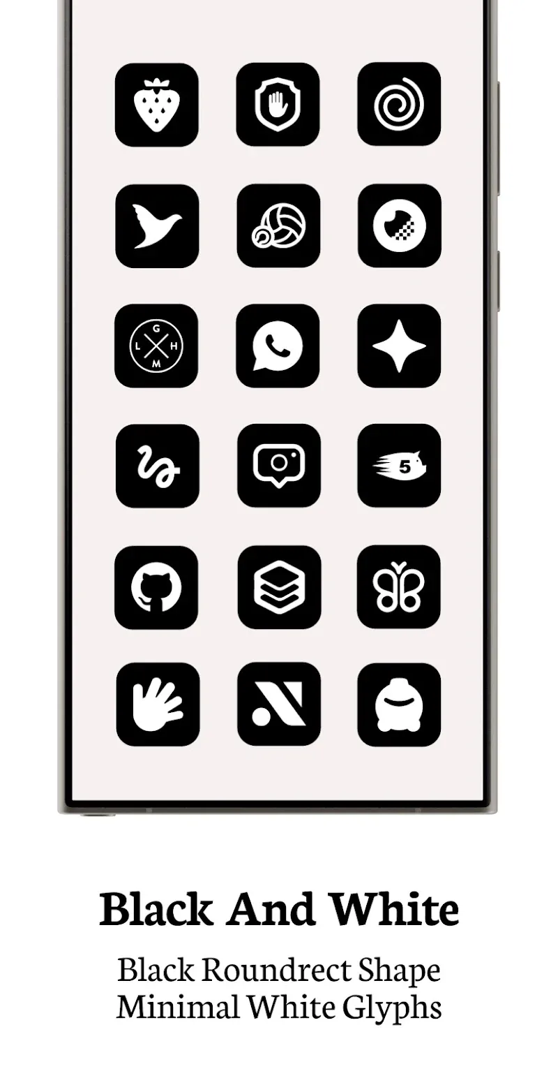 Aperçu 3 de iBlack - Icon Pack