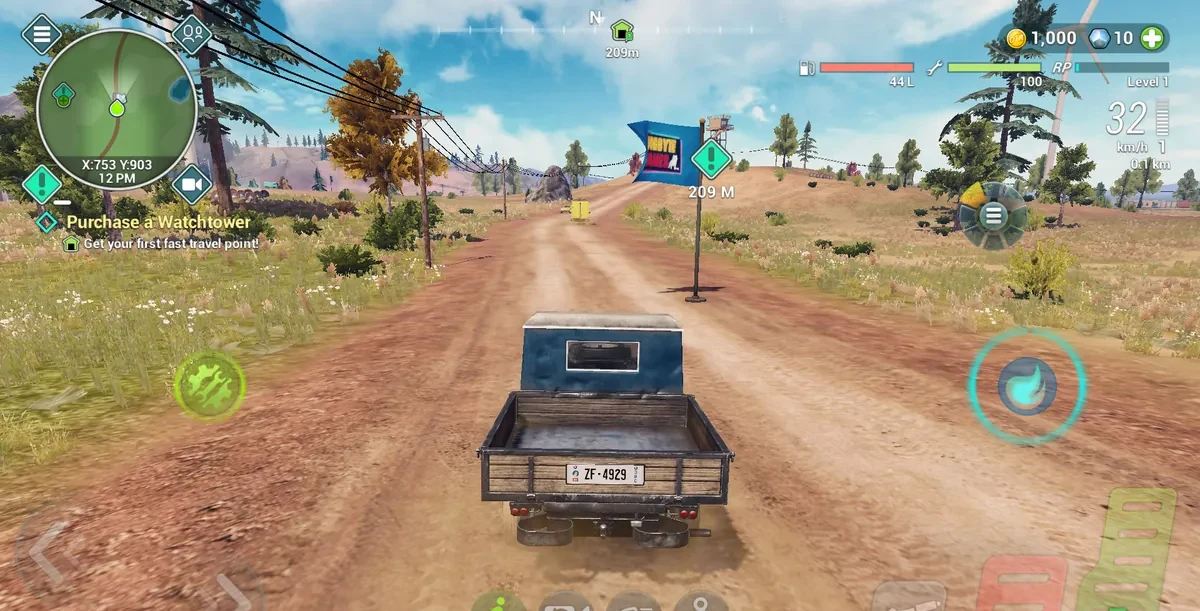 Capture d'écran du gameplay de OTR 2 3