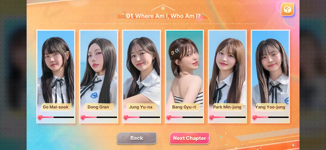 Capture d'écran de gameplay 1 de Five Hearts Under One Roof 2