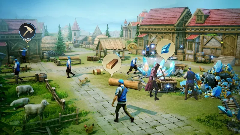 Tangkapan layar gameplay 5 Guns of Glory: Lost Island