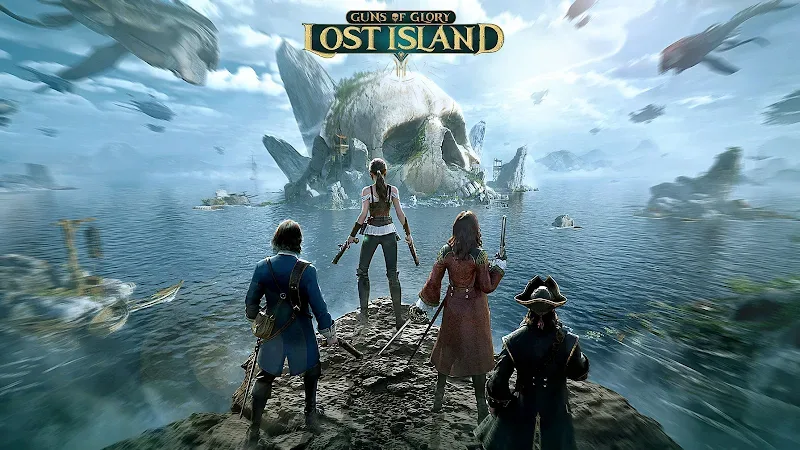 Tangkapan layar gameplay 2 Guns of Glory: Lost Island