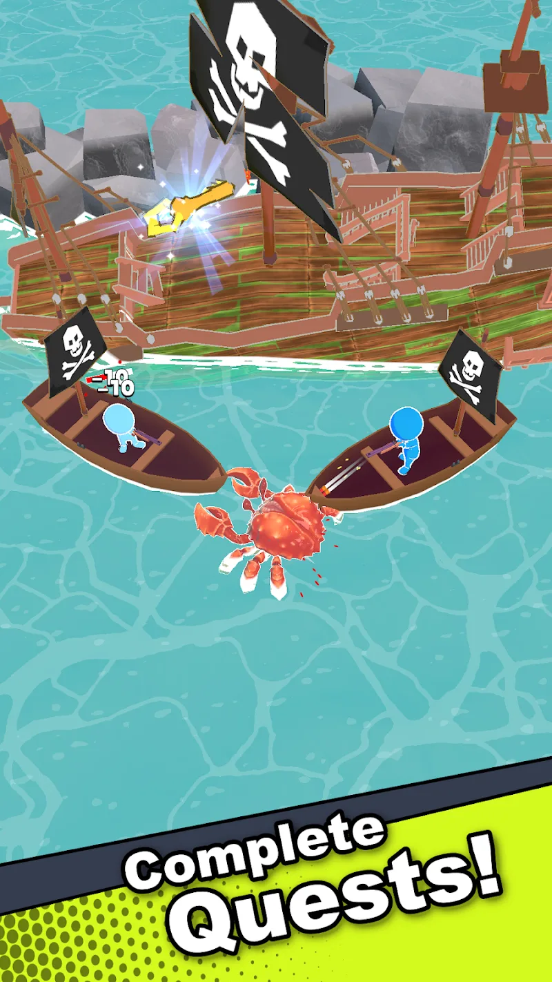 Aperçu du gameplay de Crab Life 1