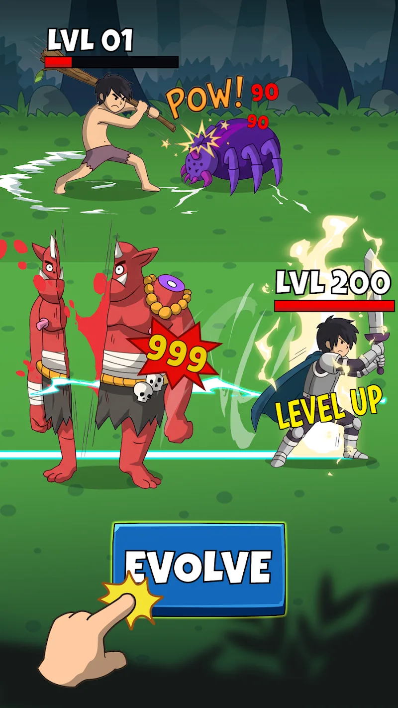 Capture d'écran Hero Hero Clicker 3