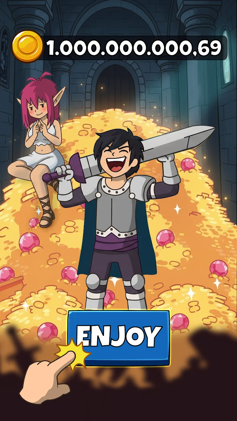 Capture d'écran Hero Hero Clicker 4