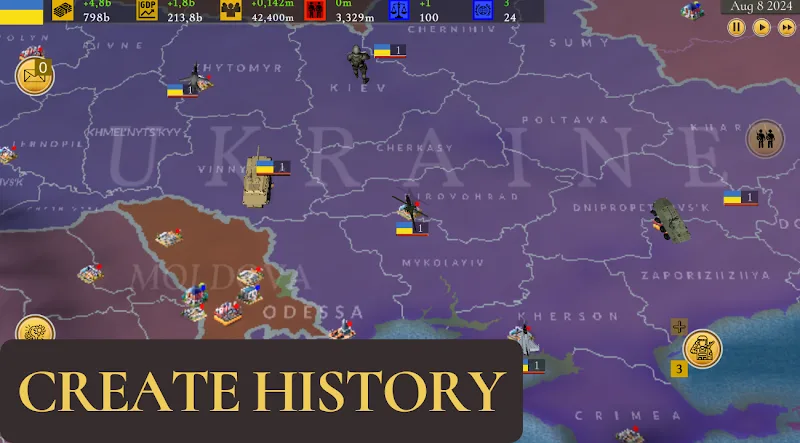 Hegemon – War Strategy WW3 capture d'écran 2