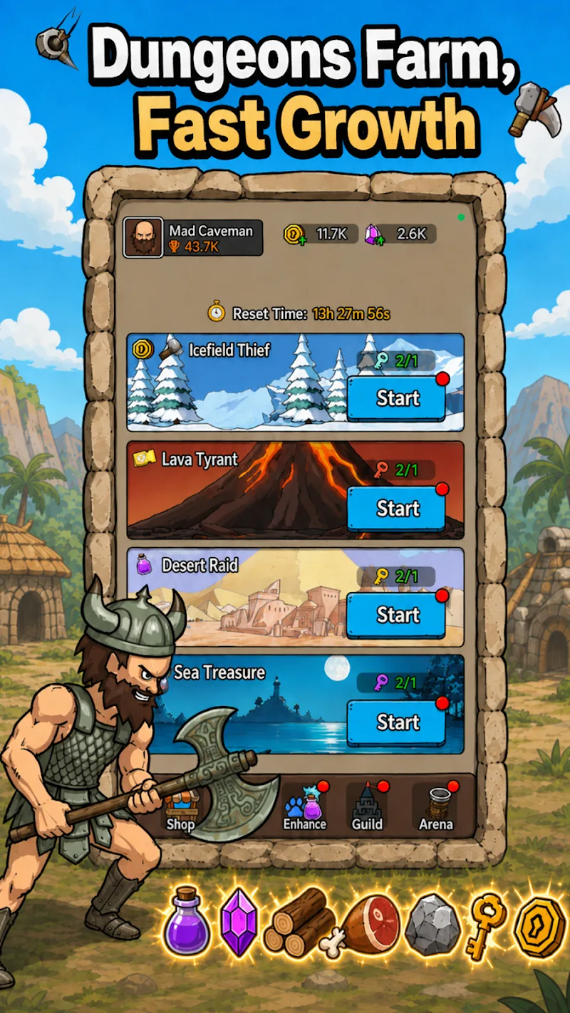 Capture d'écran Primitive Loot Go 4