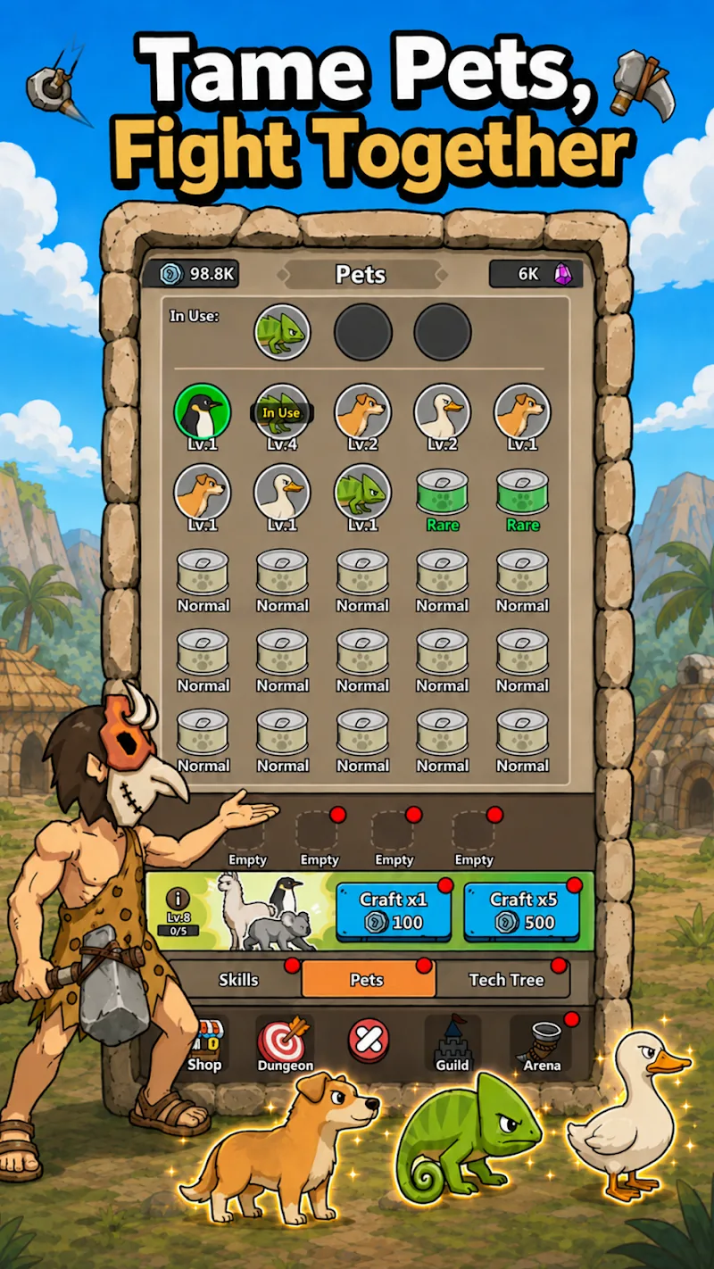 Capture d'écran Primitive Loot Go 3