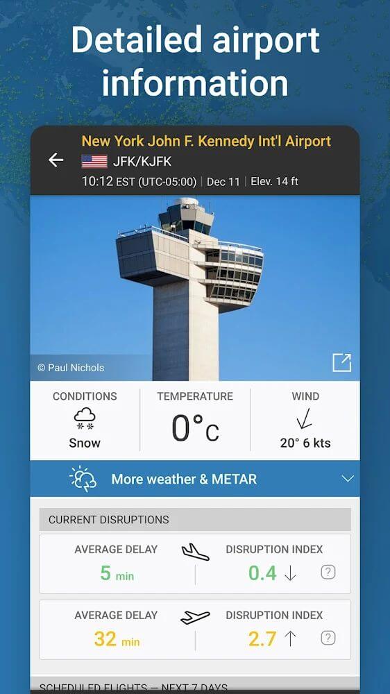 Ảnh chụp màn hình Flightradar24 Flight Tracker 6