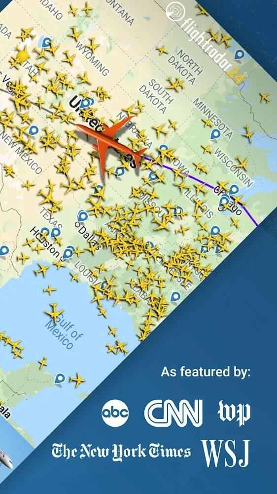 Ảnh chụp màn hình Flightradar24 Flight Tracker 3