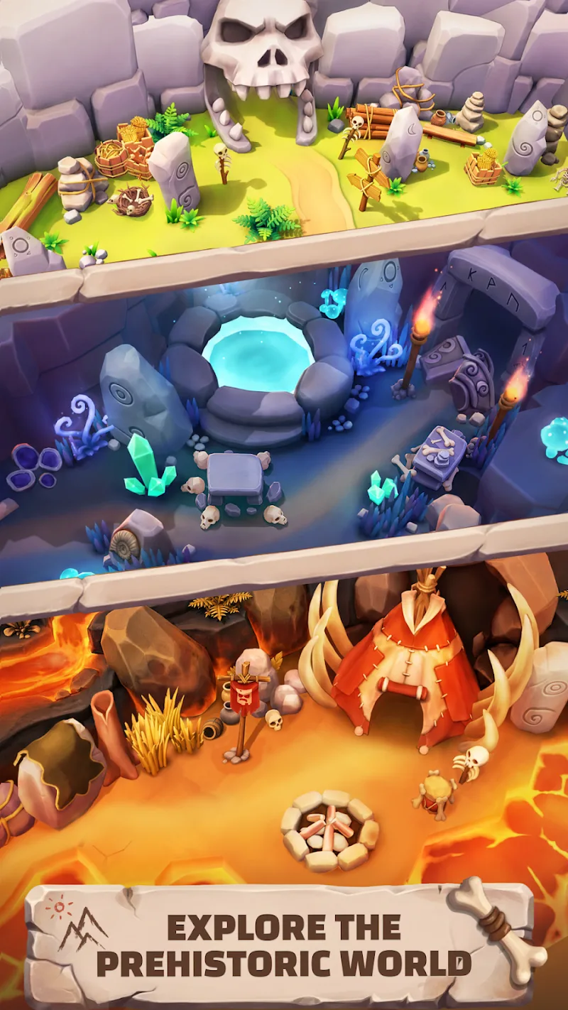 Aperçu du gameplay de Stones and Bones 4