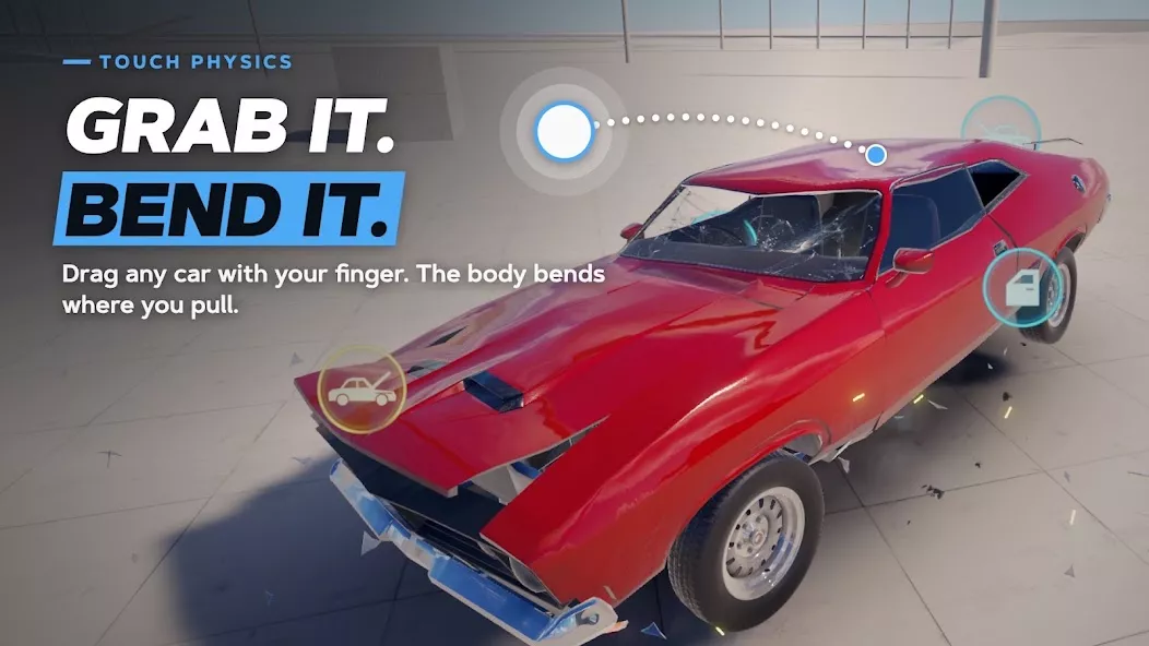 Capture d'écran du gameplay de Flexbody Car Crash: Soft Body 4