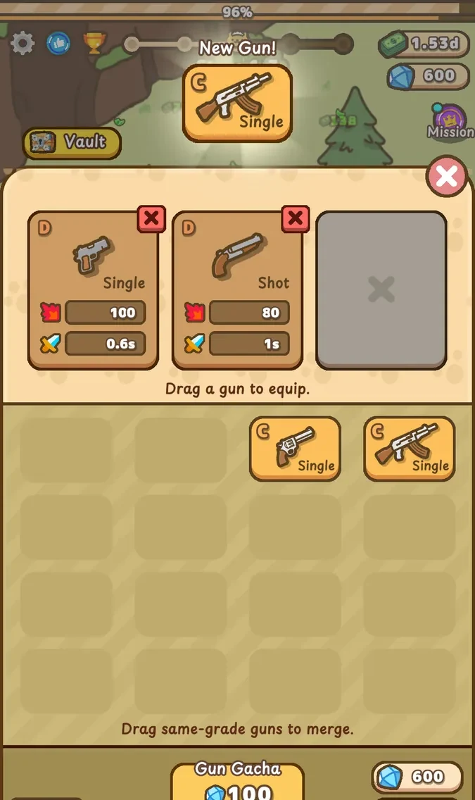 Capture d'écran Idle Cat Gunner 4