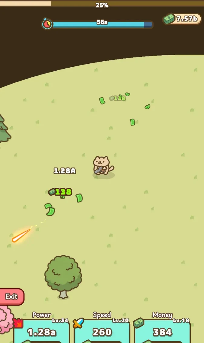 Capture d'écran Idle Cat Gunner 2
