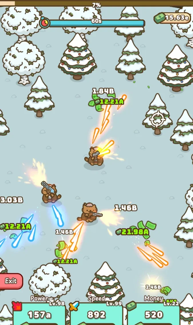 Capture d'écran Idle Cat Gunner 5