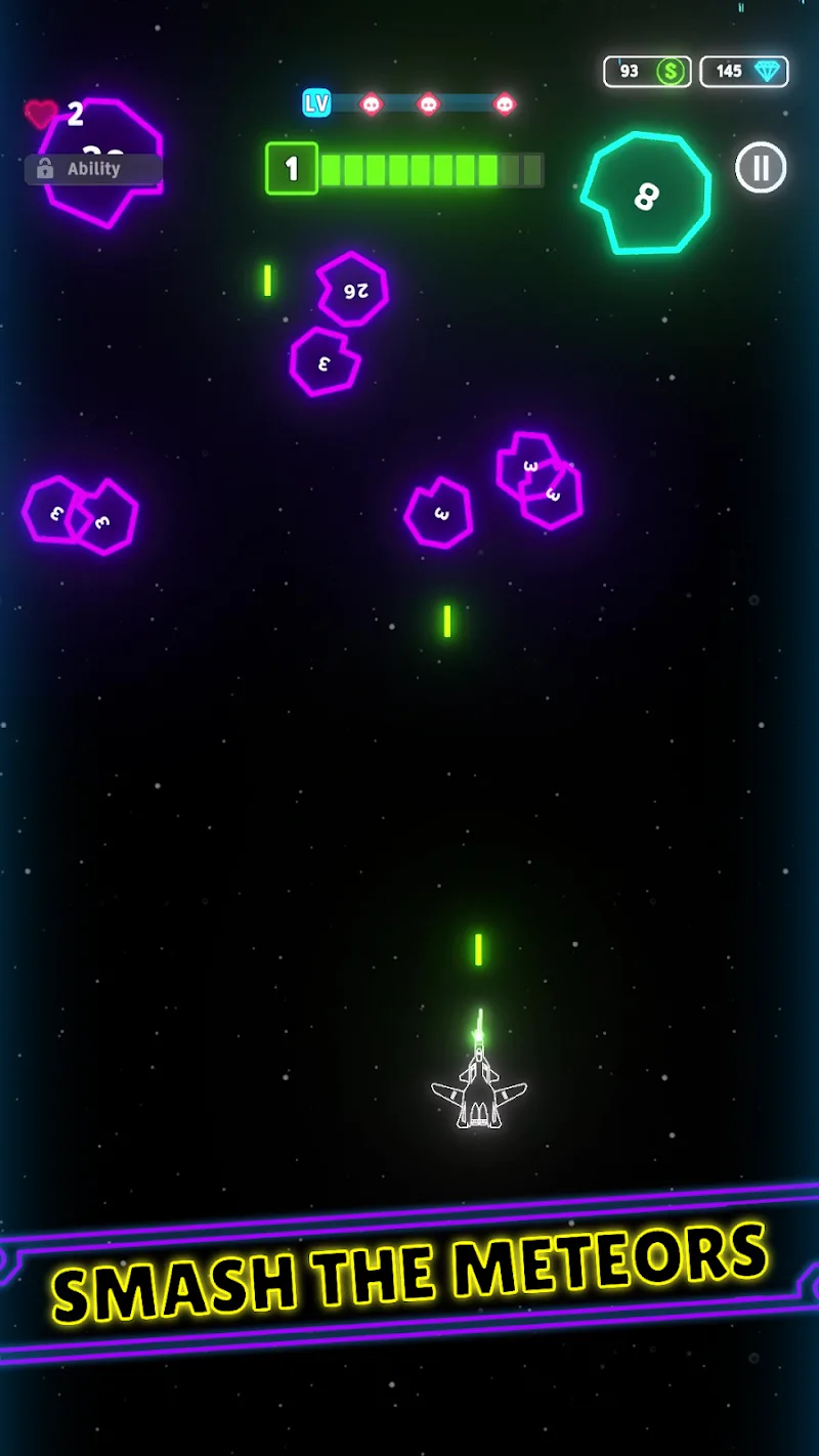 Capture d'écran Neon Wings 1