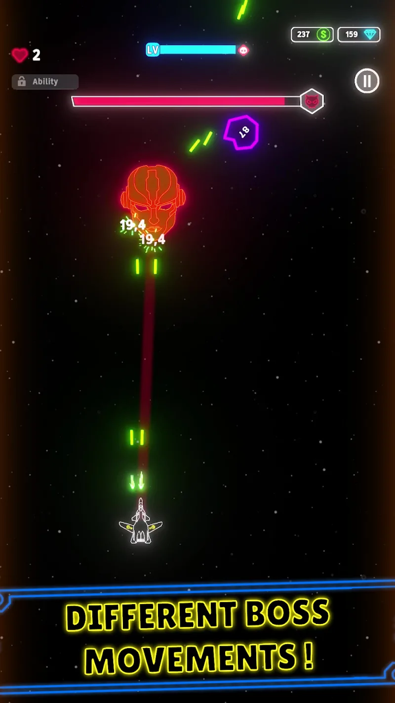 Capture d'écran Neon Wings 5