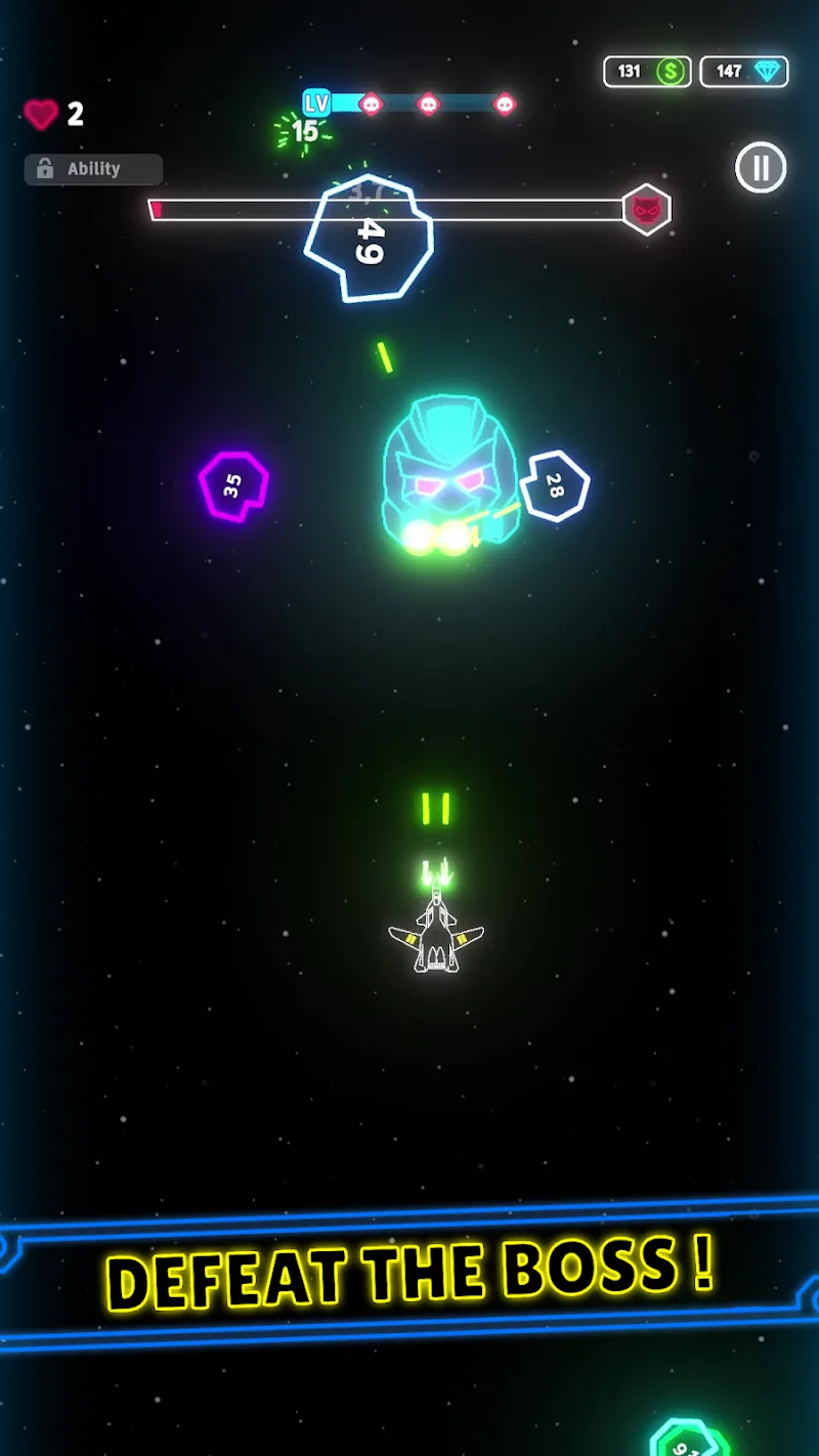 Capture d'écran Neon Wings 4