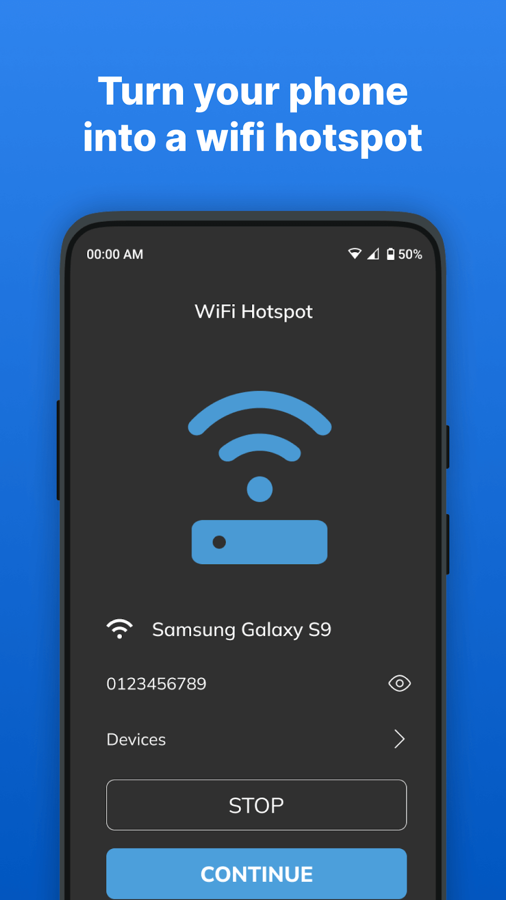 Capture d'écran WiFi Hotspot 1