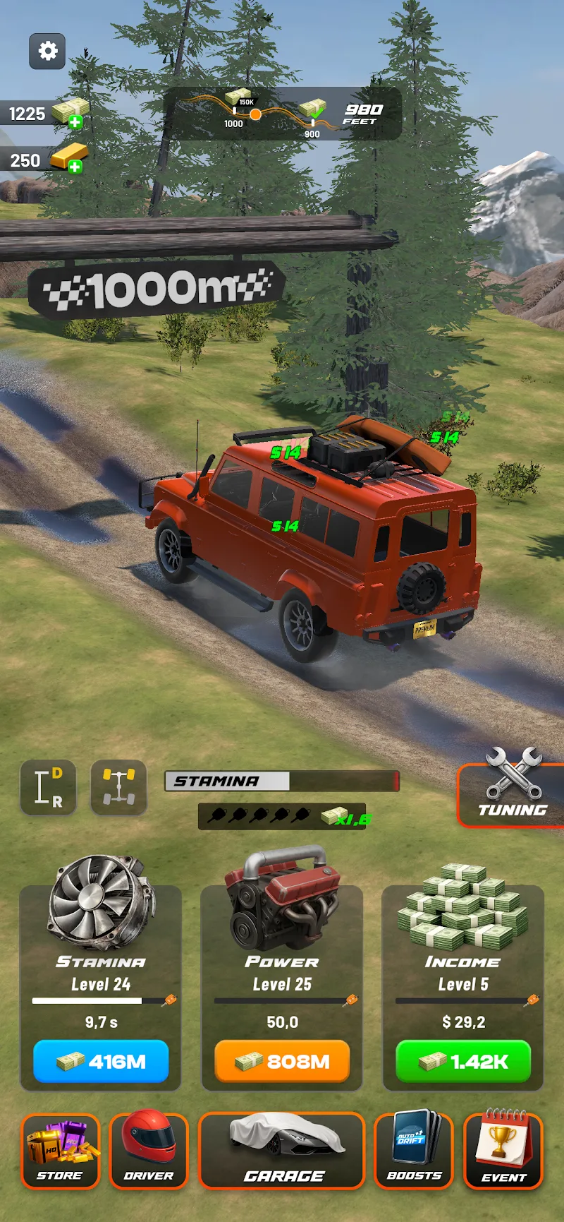 Capture d'écran du gameplay de Drive 2 Climb 5