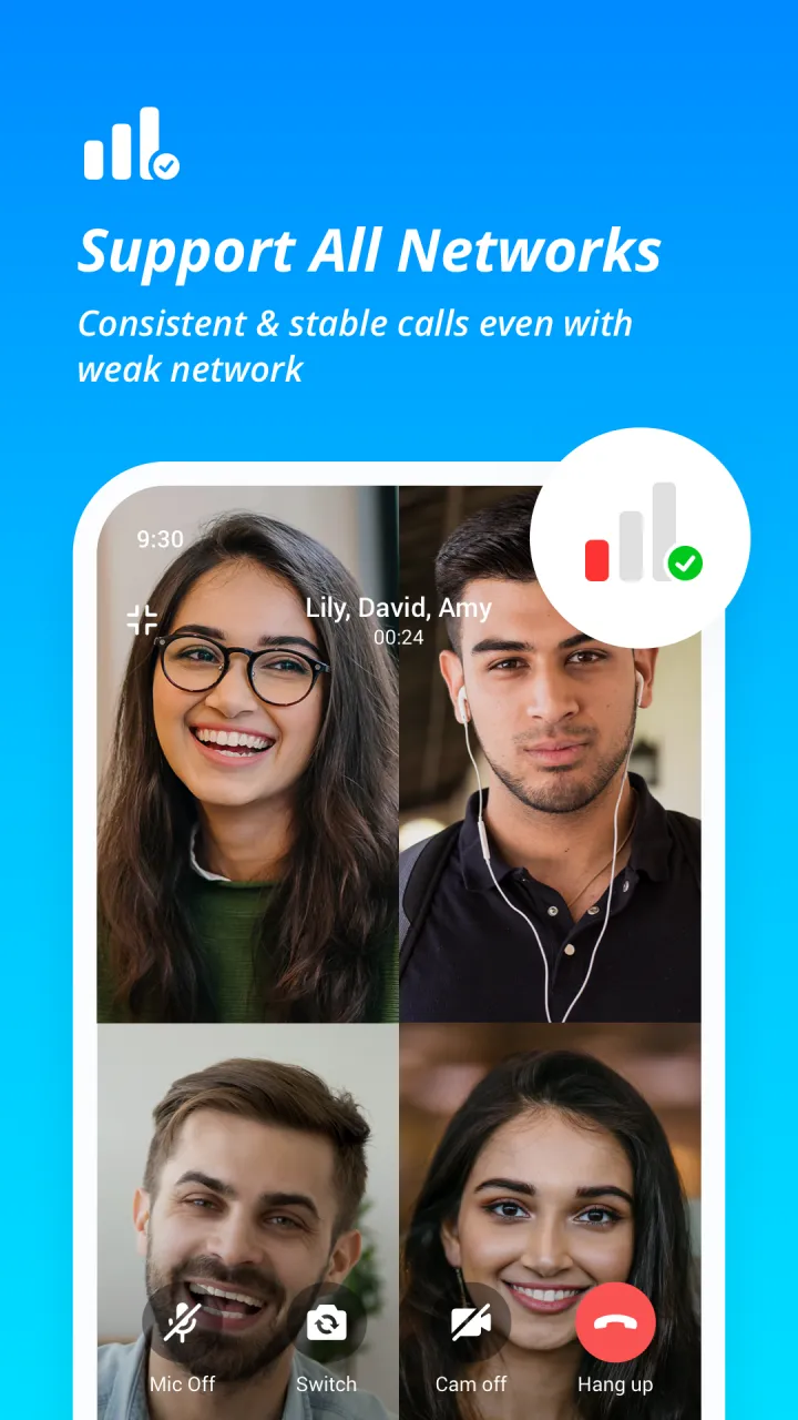 Capture d'écran de l'application Imo Beta 5