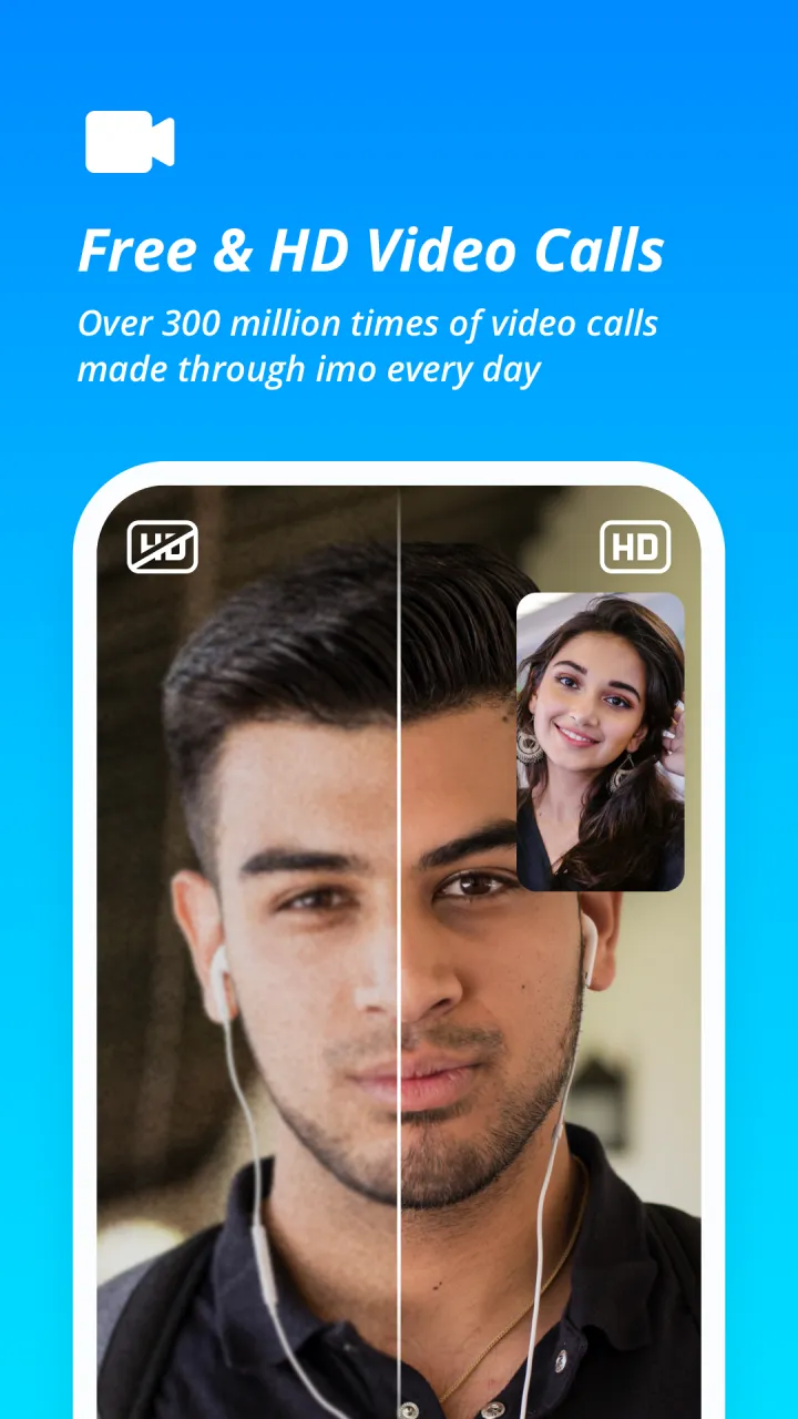Capture d'écran de l'application Imo Beta 4