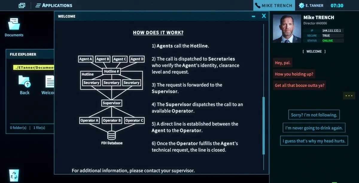 Capture d'écran de gameplay The Operator 4
