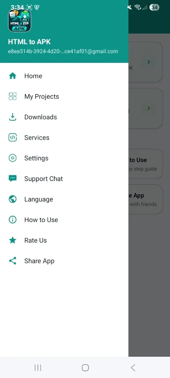 HTML to APK capture d'écran 3