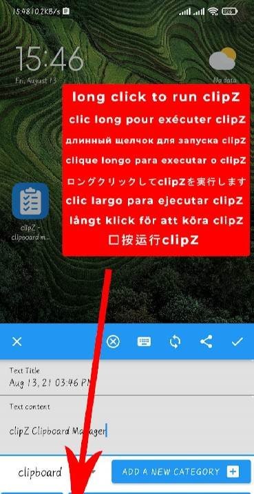 Capture d'écran 3 de ClipZ - Clipboard Manager