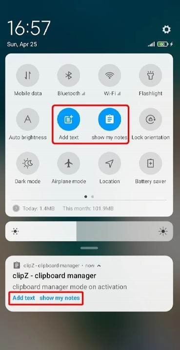 Capture d'écran 2 de ClipZ - Clipboard Manager