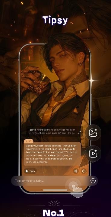 Captura de pantalla 1 de Tipsy Chat: Live Your Story