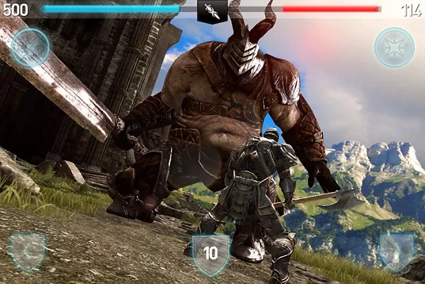 Capture d'écran du gameplay d'Infinity Blade 2 4