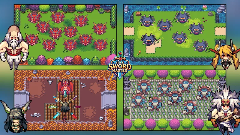 Capture d'écran du gameplay d'Idle Sword Master 1