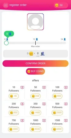 Vista previa de la app InstaUp 1