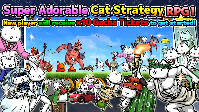 Captura de pantalla del juego Cats the Commander 1