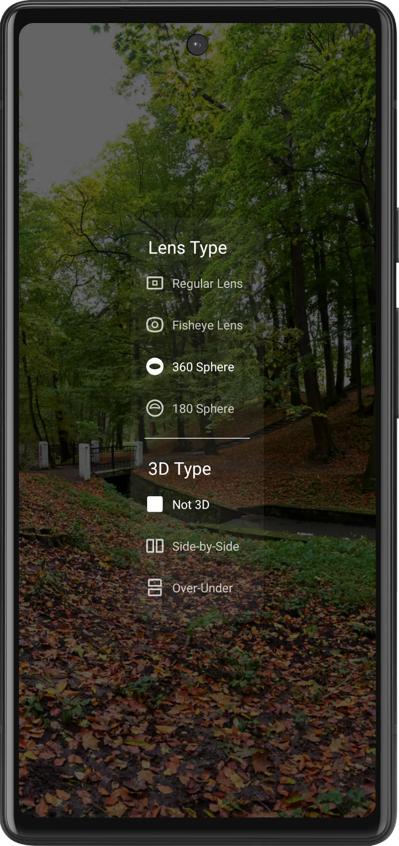 Captura de pantalla 3 de la app VR Media Player