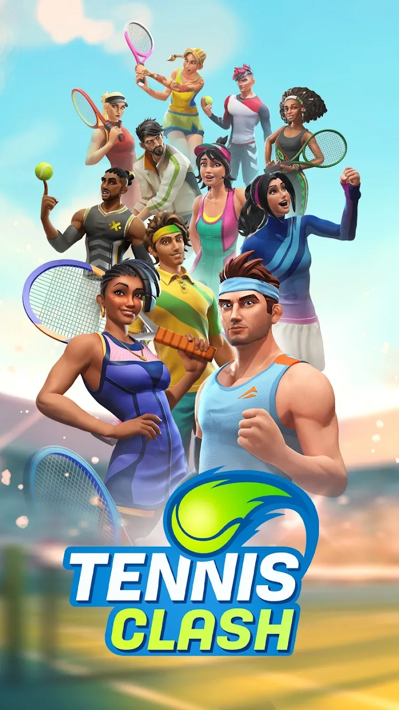 Captura de pantalla 4 de la jugabilidad de Tennis Clash
