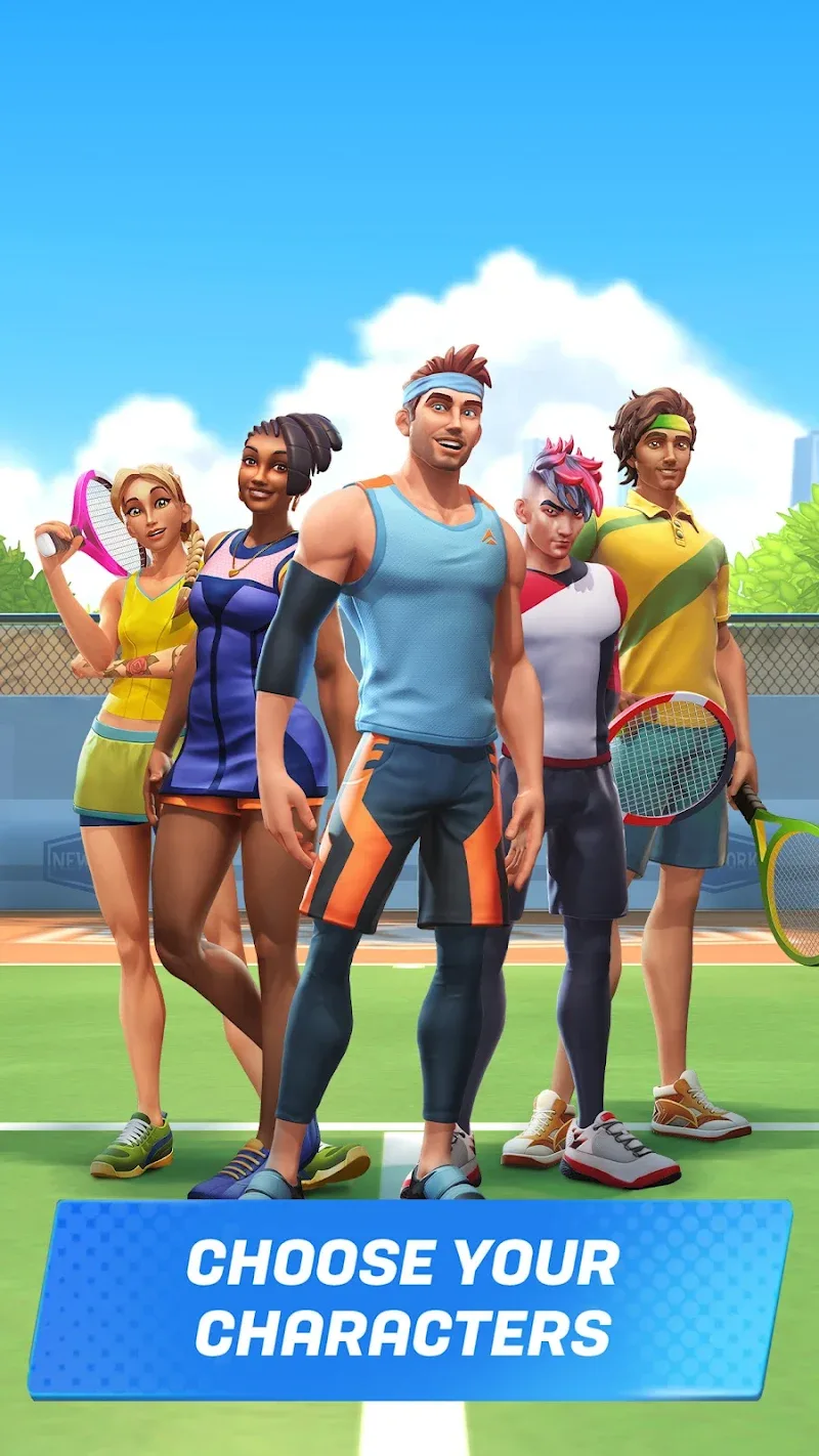 Captura de pantalla 5 de la jugabilidad de Tennis Clash