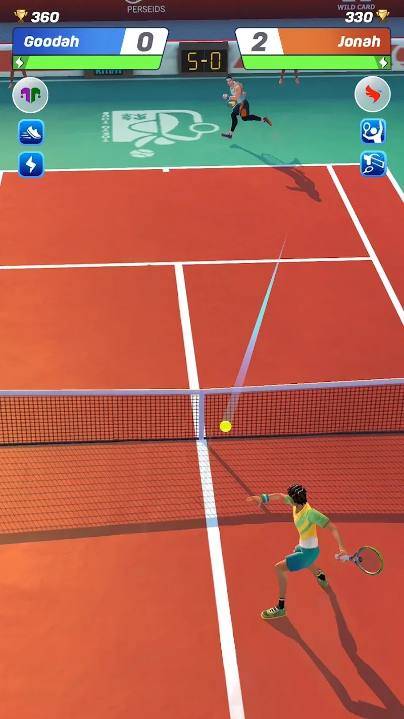 Captura de pantalla 2 de la jugabilidad de Tennis Clash