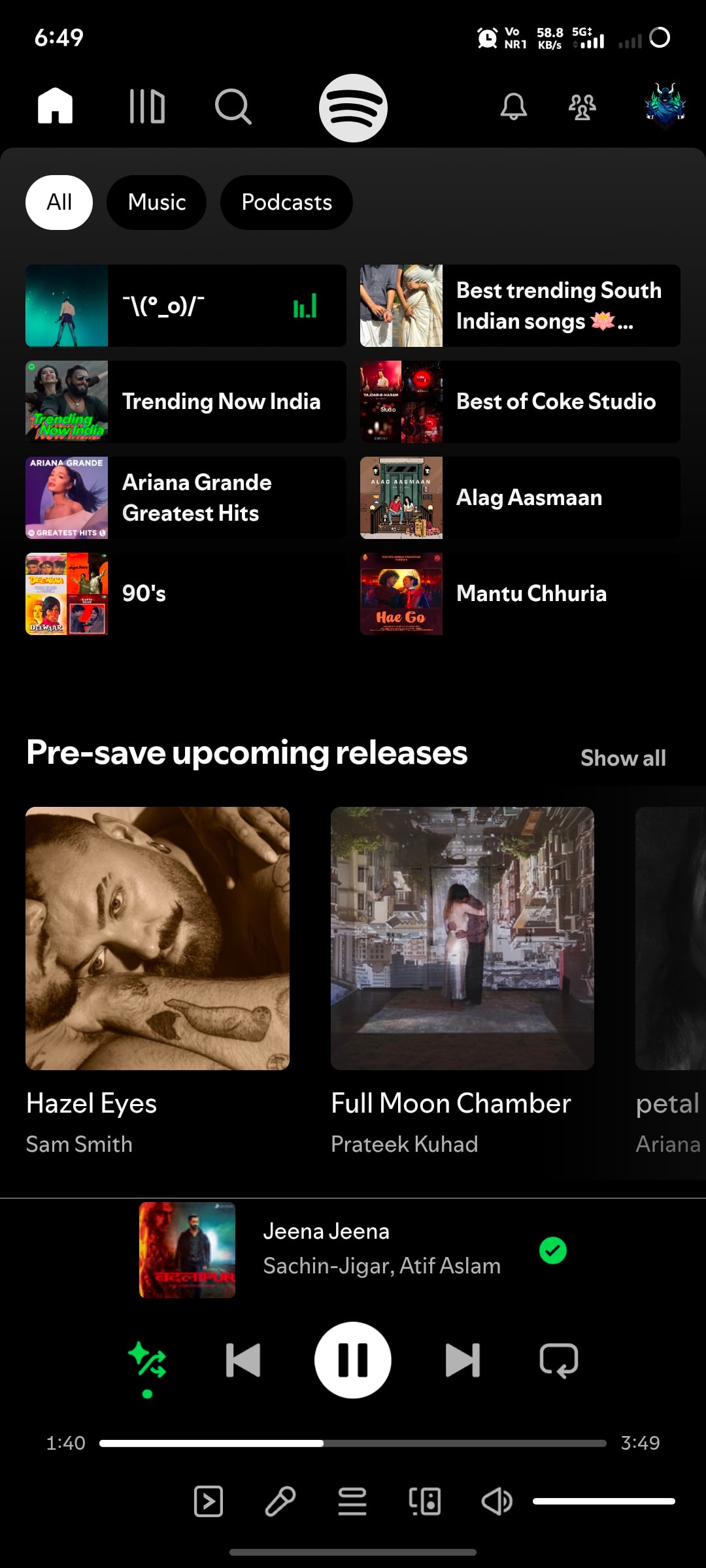 Captura de pantalla de vista previa de SpotiDuck 1