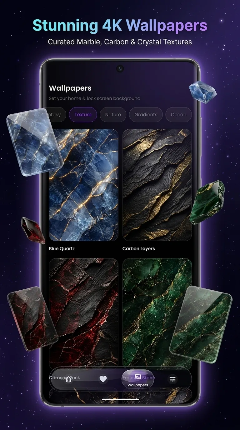 Capture d'écran 5 de Crystal Glass Widget Pro