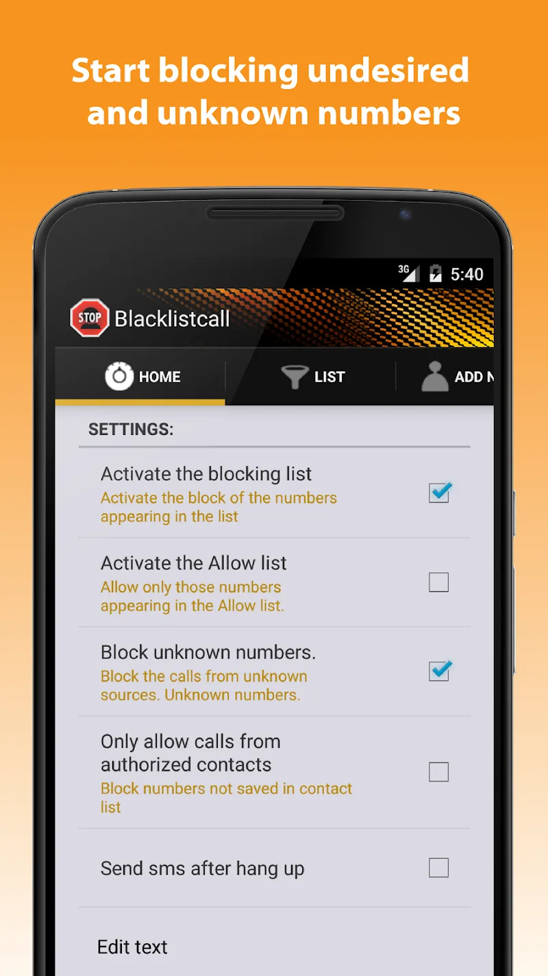 Captura de pantalla 2 de Block-Spam