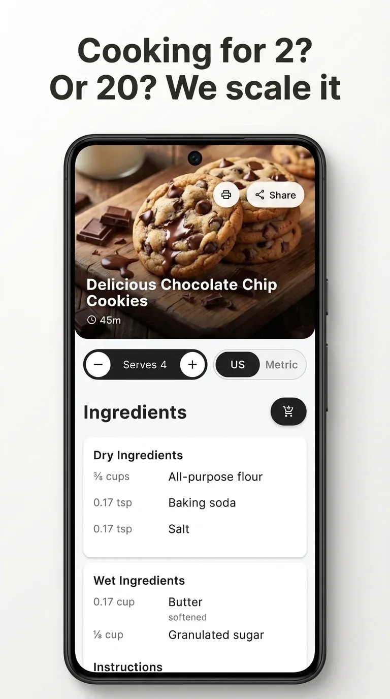 Recipe Bro captura de pantalla 4