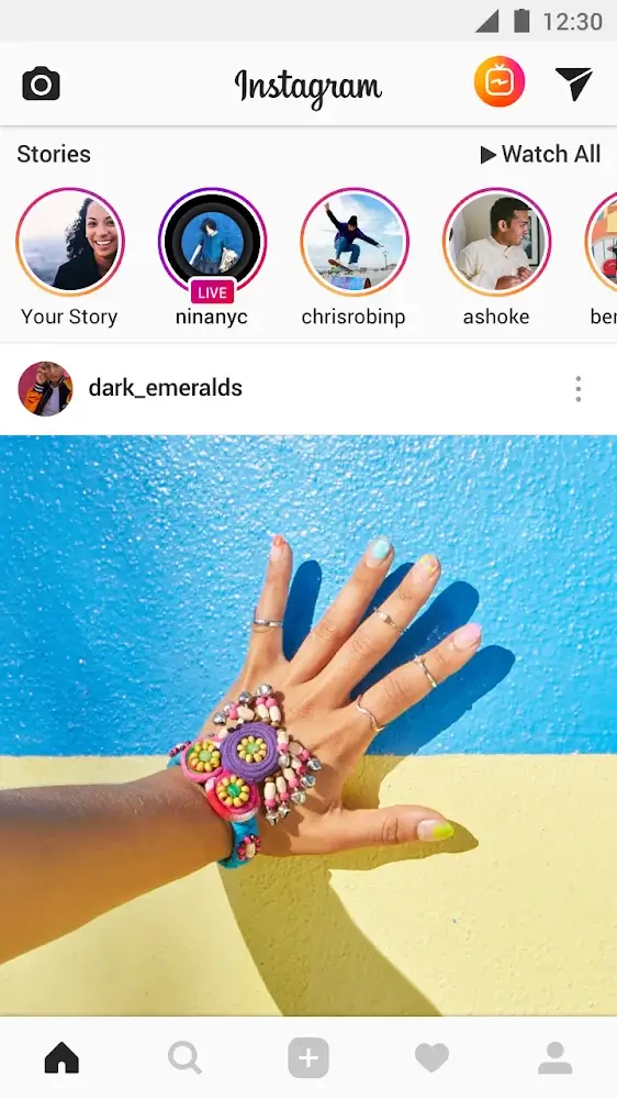 Capture d'écran Instagram 1