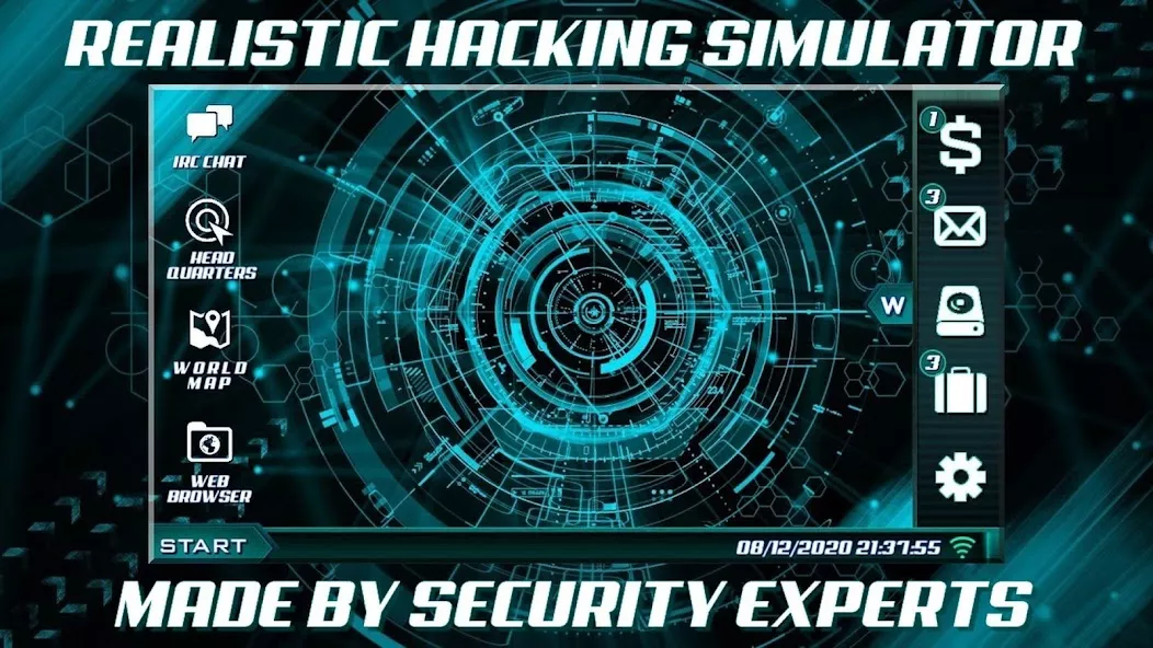 Captura de pantalla 2 de la jugabilidad de The Lonely Hacker
