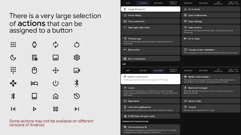 Pratinjau aplikasi tvQuickActions Pro 3